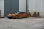 BMW i8 Austin Mahone Rusted by MetroWrapz on Vossen Wheels (VPS-305T) 2016 года